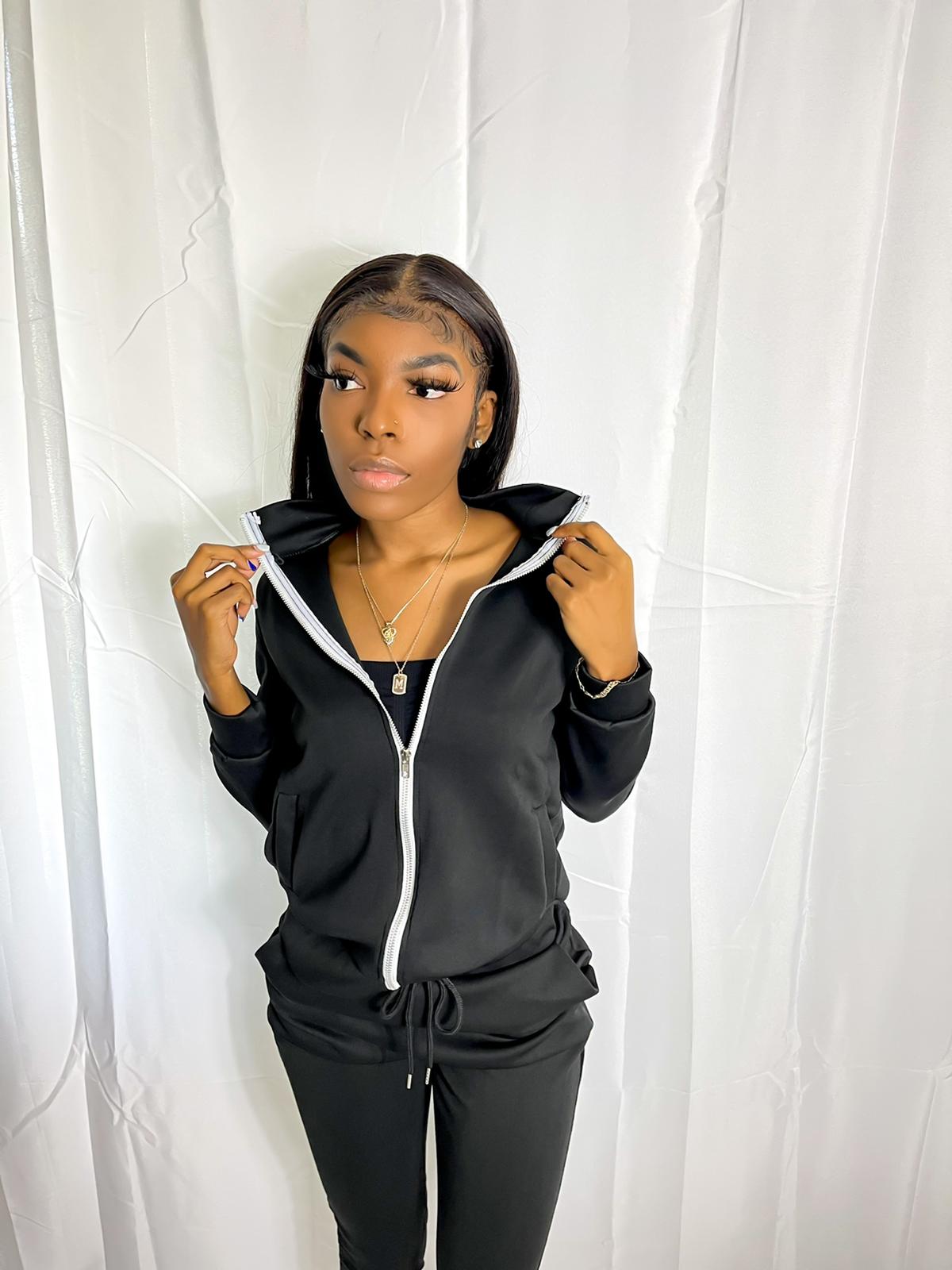 Black Cozy Tracksuit - Be Your Own Sexy